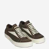 Brown sneakers,side view