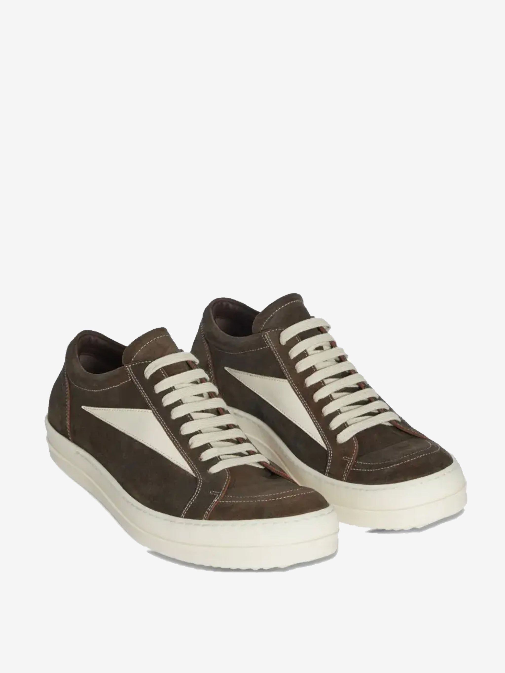 Brown sneakers,side view