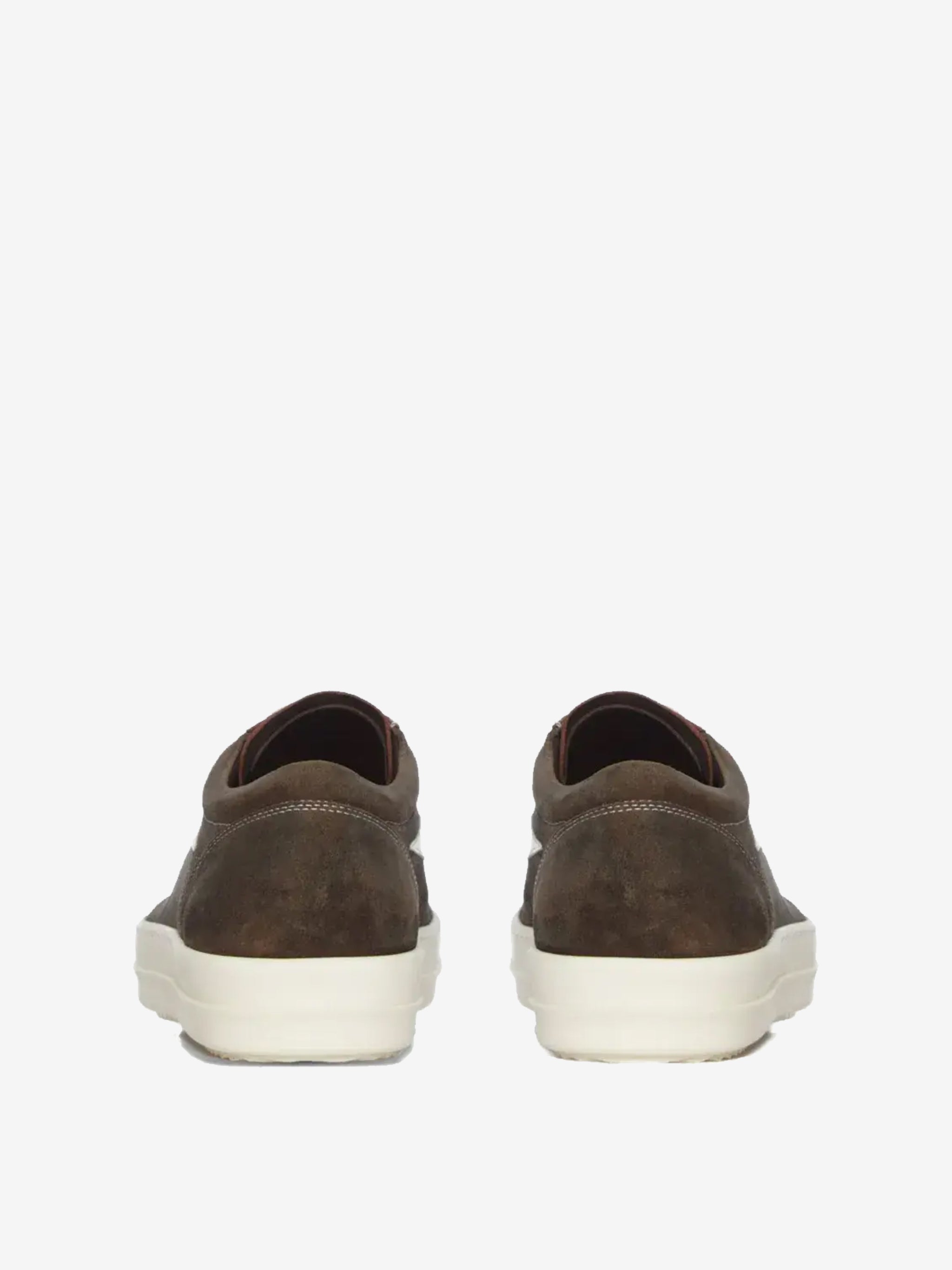 Brown sneakers, back  view