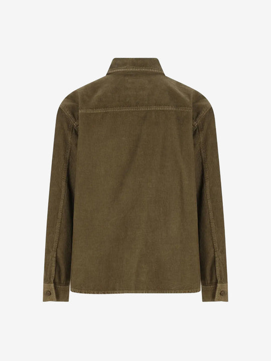 Brown jacket,back view