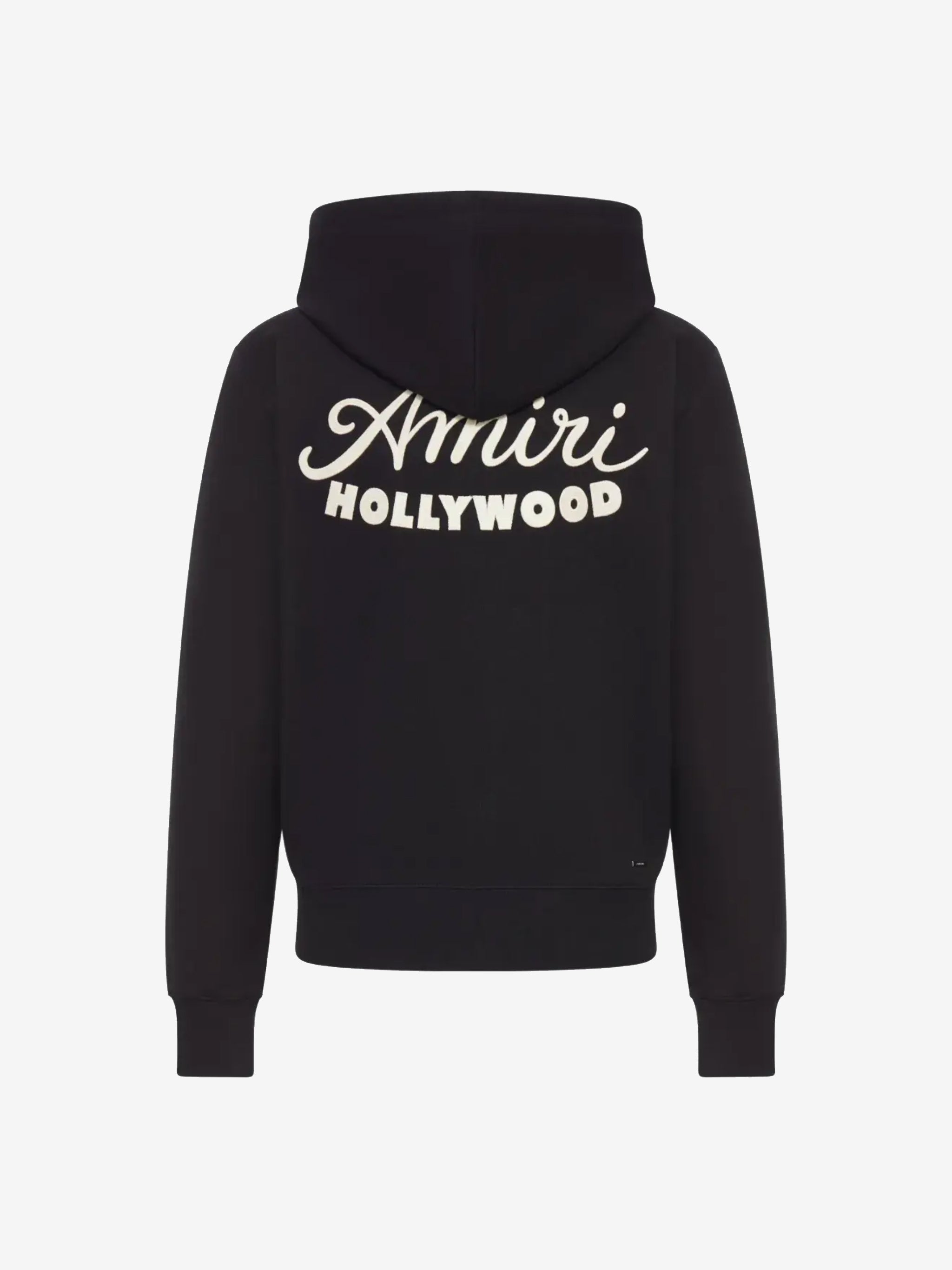 Black hoodie,back view