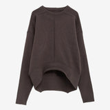 Brown knitwear, front view