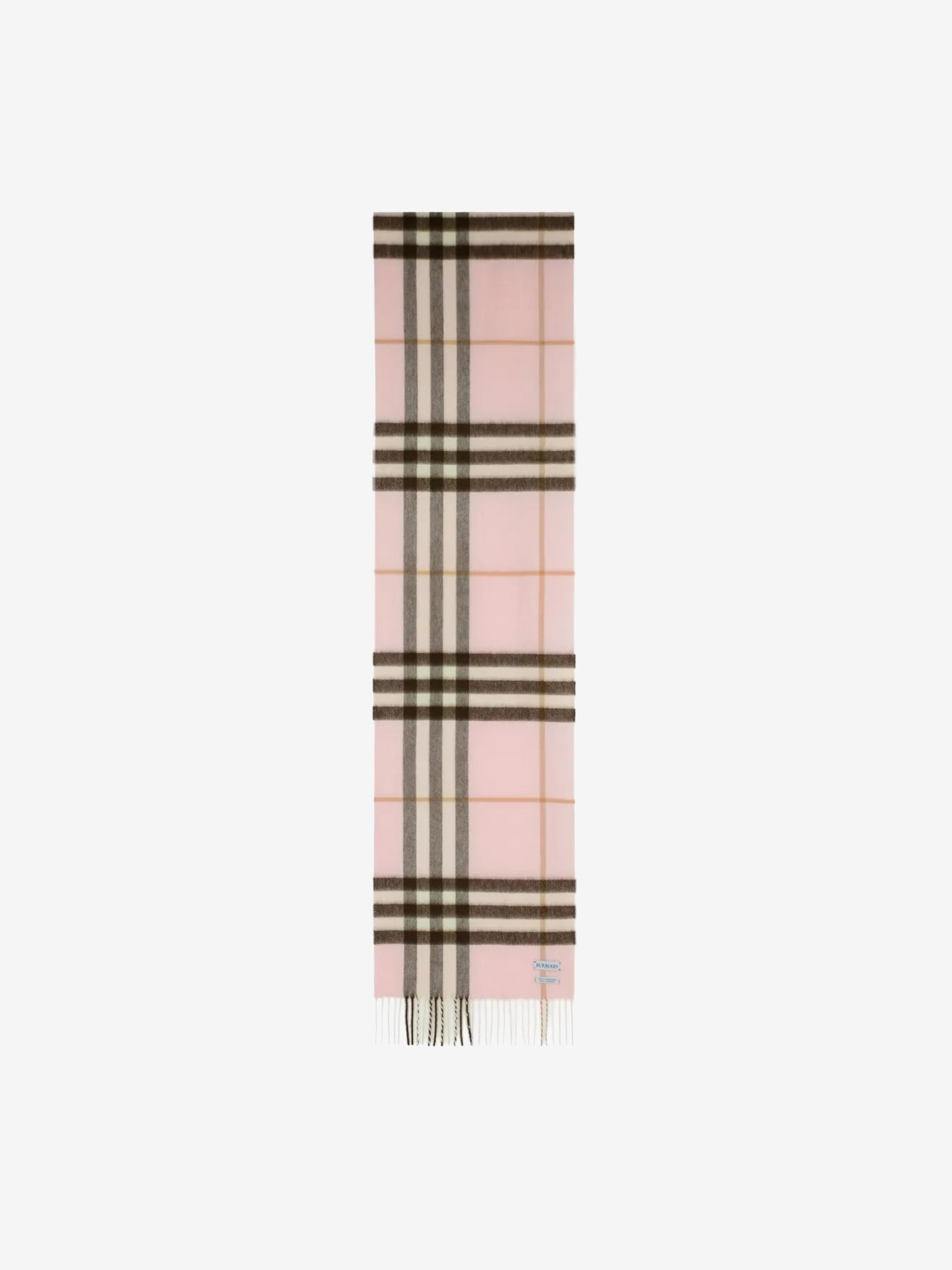 Pink scarf, front view