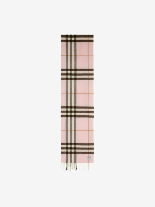 Pink scarf, front view