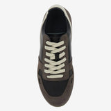 Black sneakers, top view