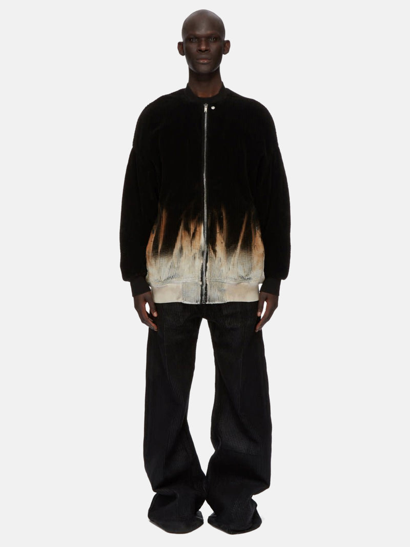 RICK OWENS DRKSHDW - Men Corduroy Hooded Peter Jacket