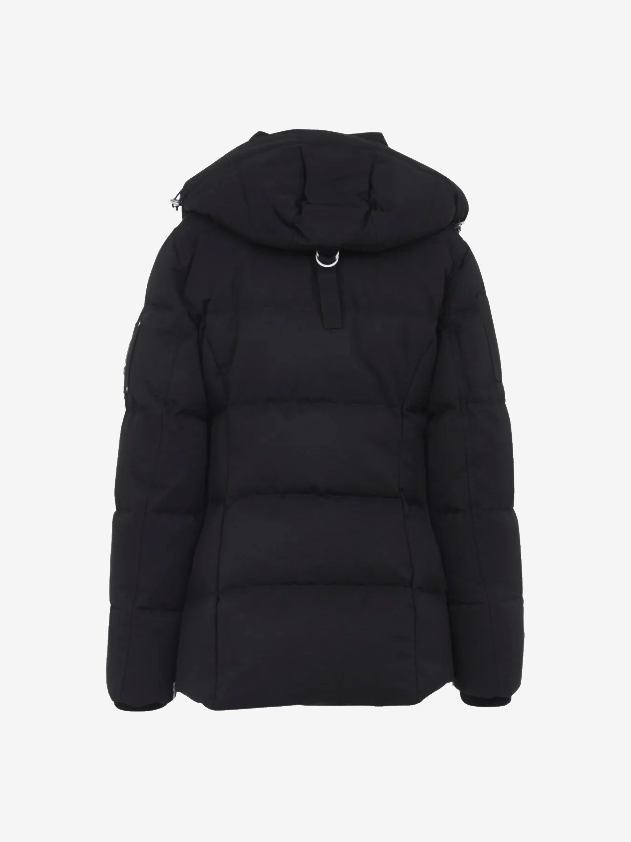 Black jacket, back view