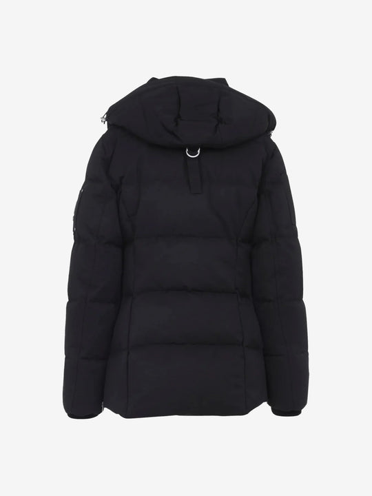 Black jacket, back view