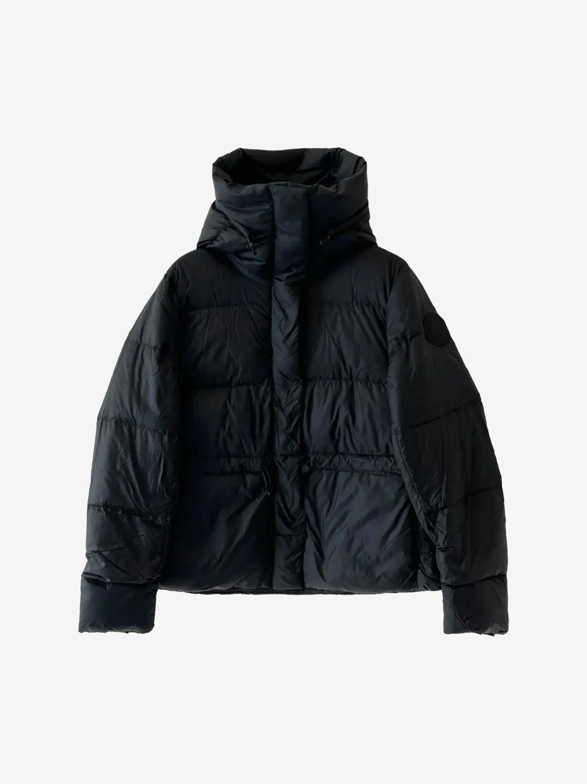 Black jacket, front view