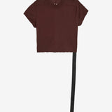 Burgundy t-shirts, front view