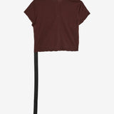 Burgundy t-shirts,back view