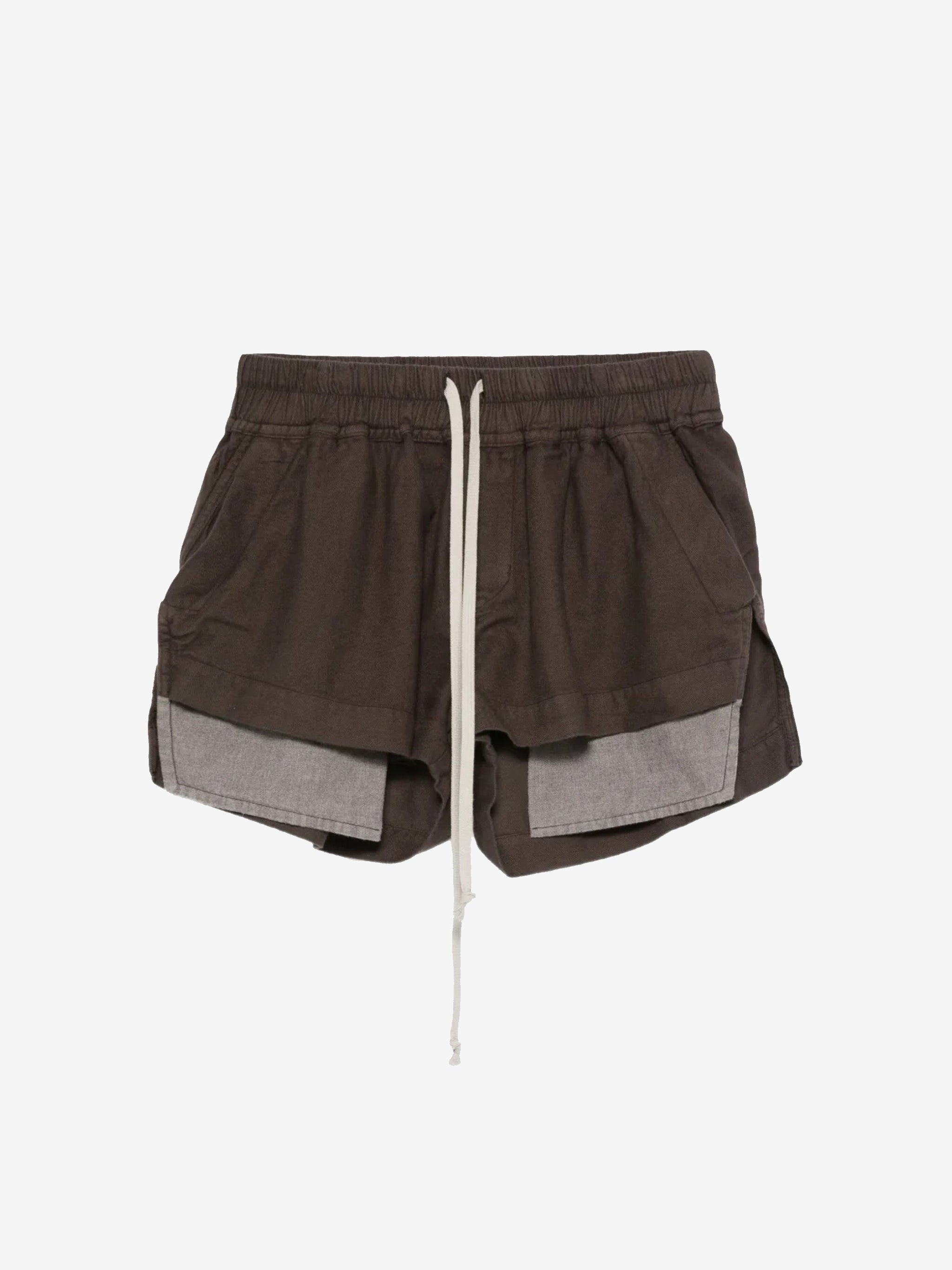 Brown shorts, front view