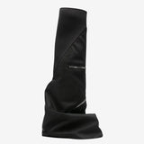 Black boot, front view