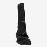 Black boot, side view