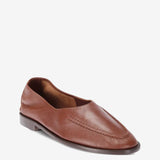 Brown shoes,side view