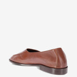 Brown shoes,back view