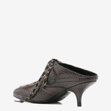 Brown heel, back view