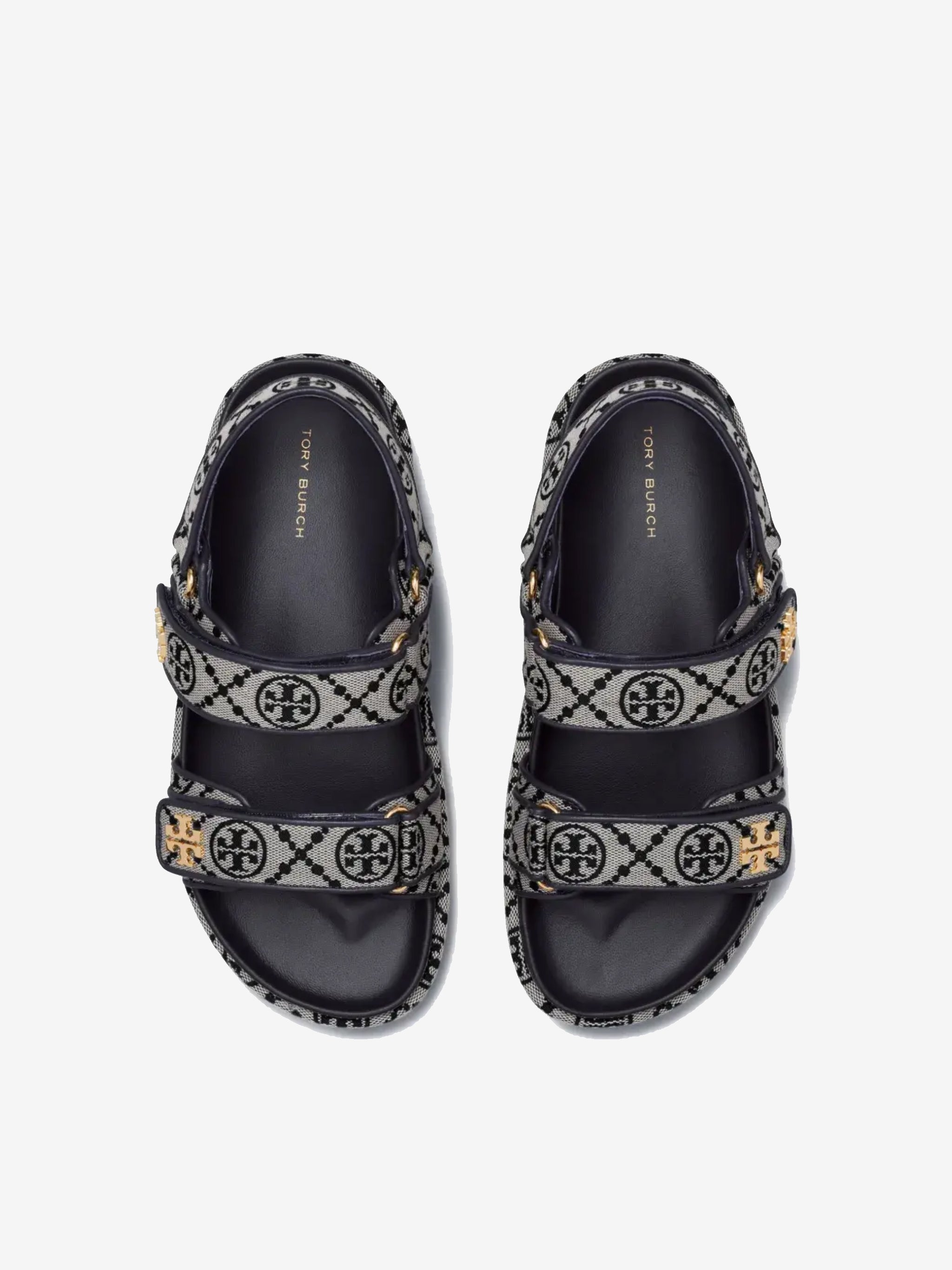 Grey sandal,top view