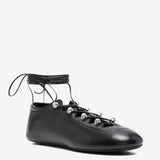 ALEXANDER WANG - Women Vyollette Lace Up Flat Sneakers