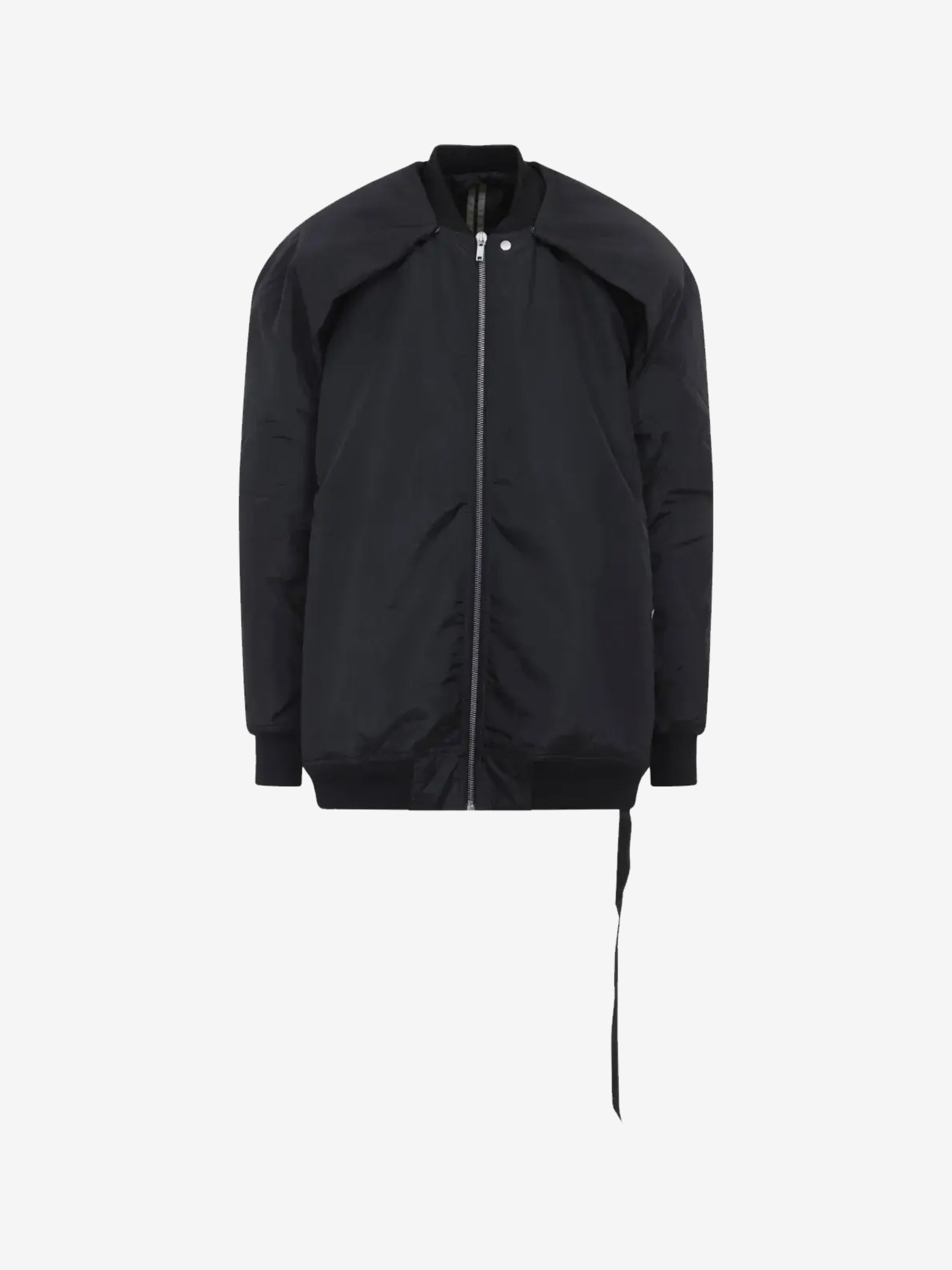 Black jackets and coats, front view