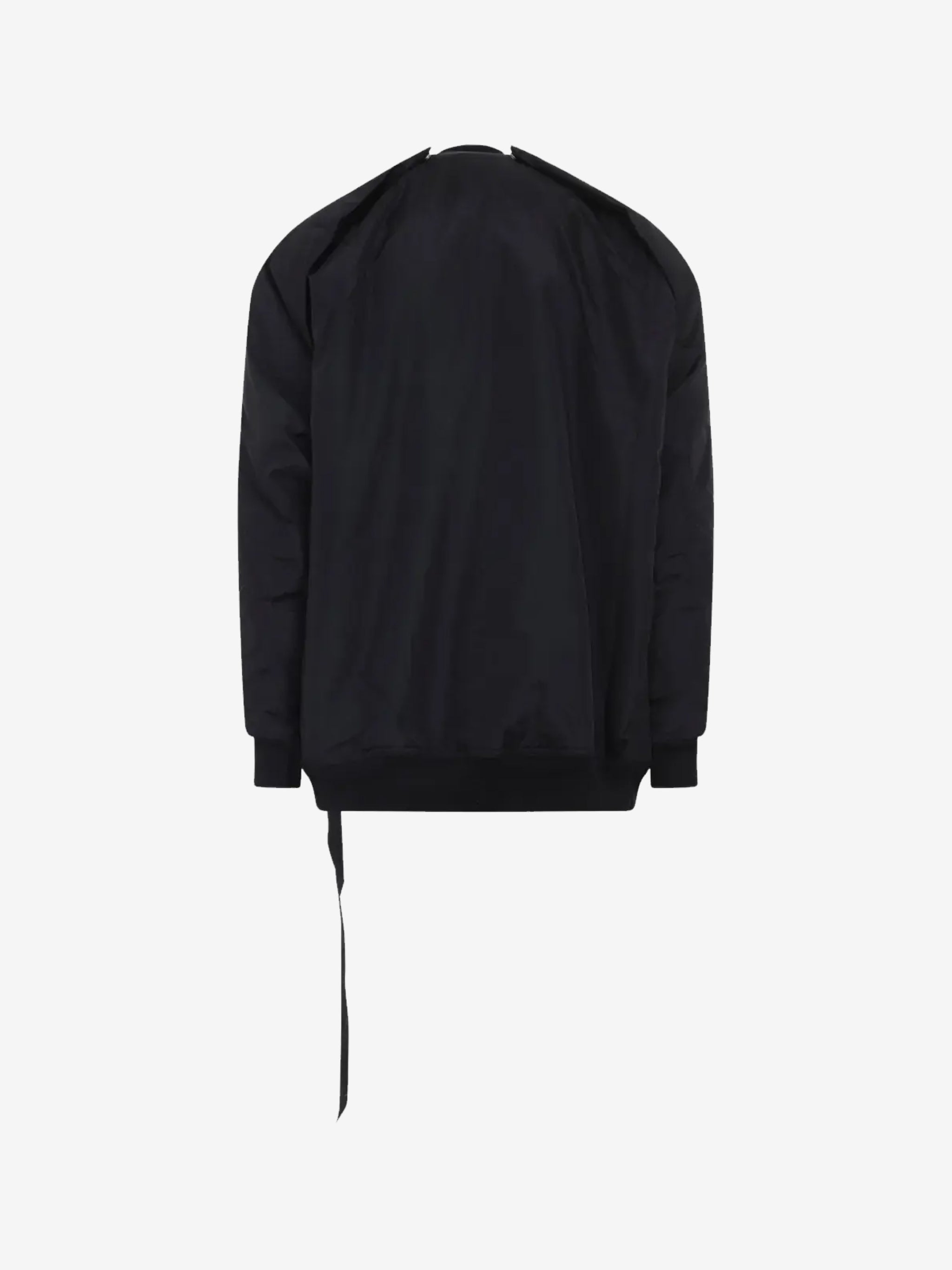 Black jackets and coats, back view