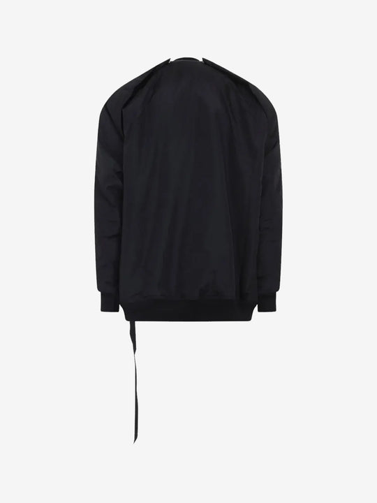 Black jackets and coats, back view