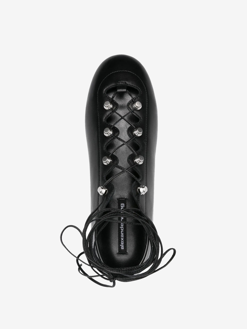 ALEXANDER WANG - Women Vyollette Lace Up Flat Sneakers