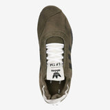 Green shoes, top view