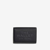 Black wallet, front view