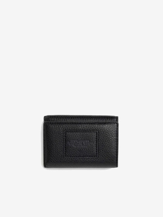 Black wallet, back view