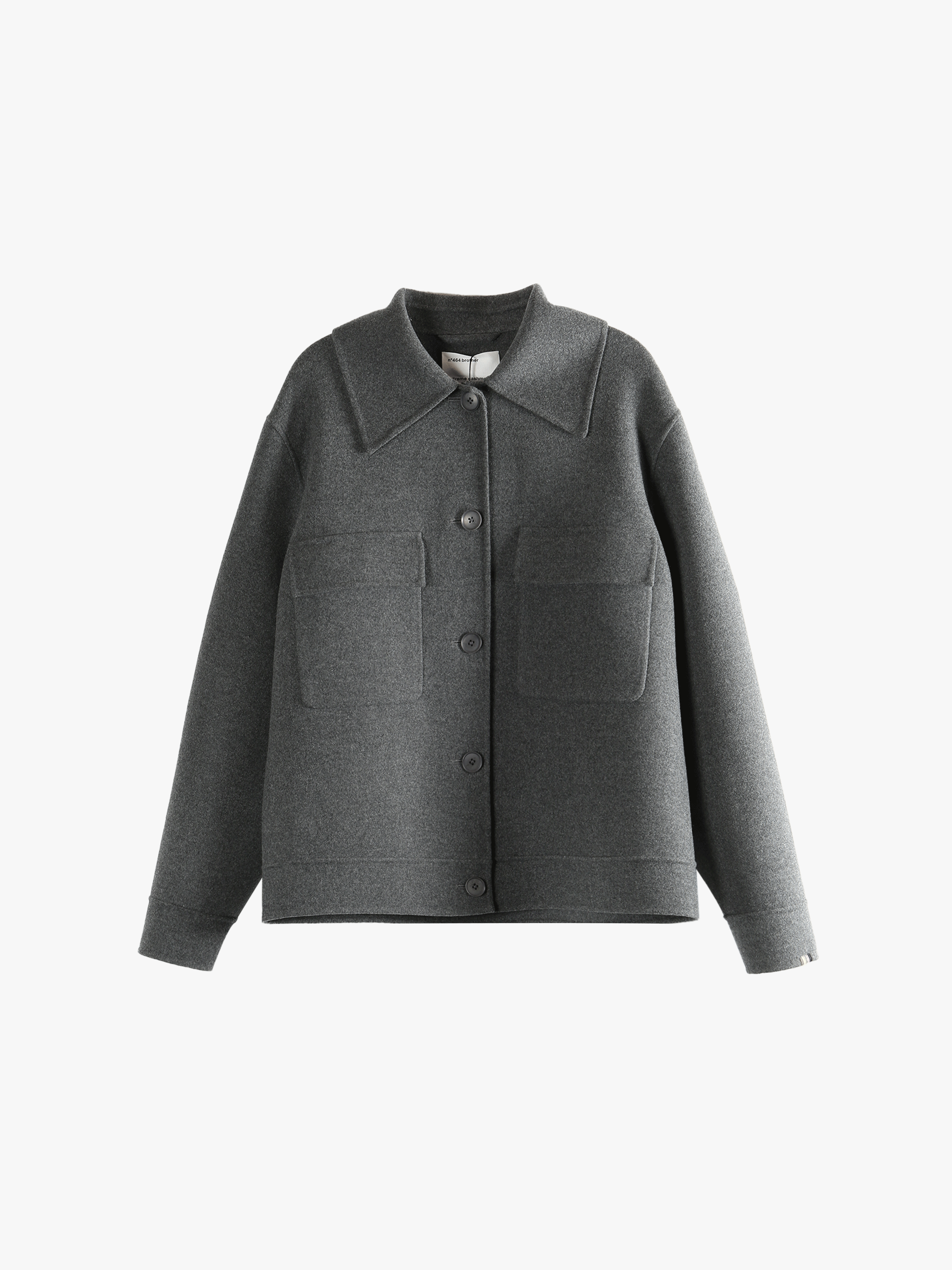 Grey jacket, front view