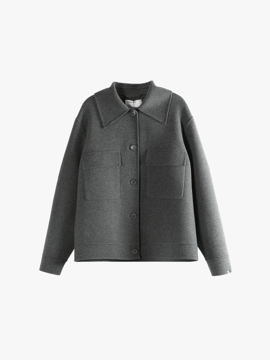 Grey jacket, front view