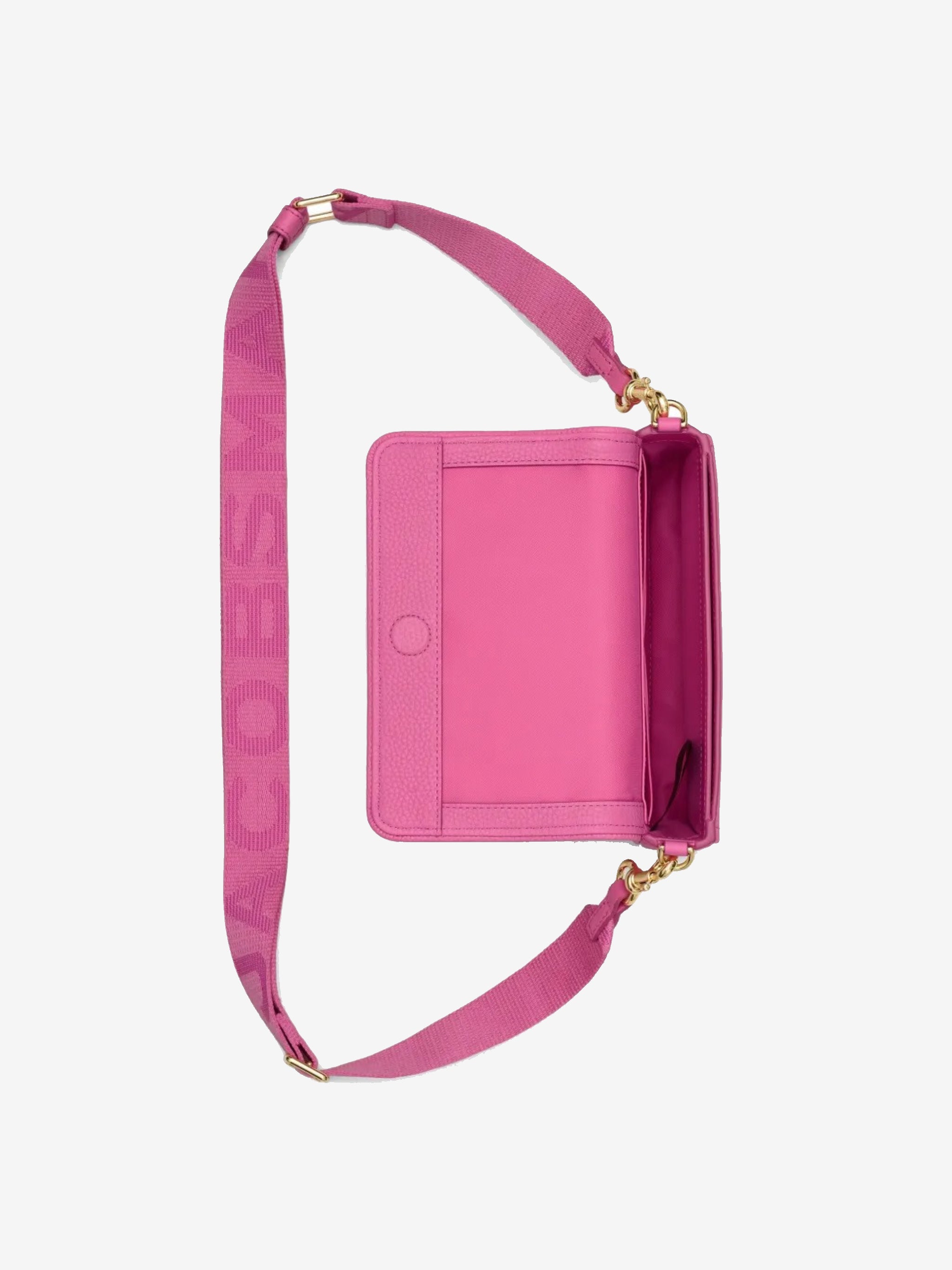 Pink bag, top view