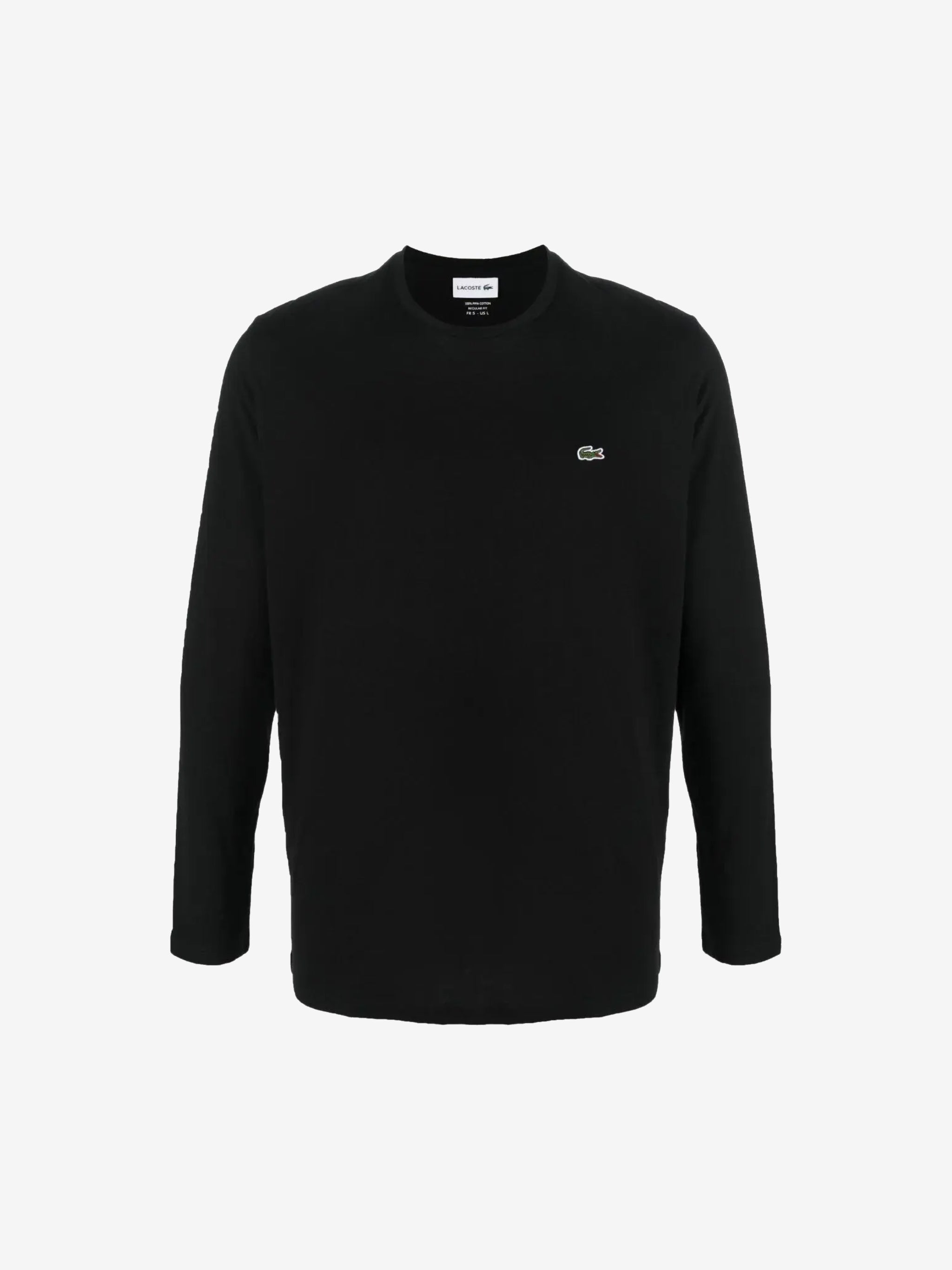 Black t-shirts, front view