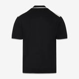 Black shirt,back view