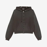 Black hoodie, front view