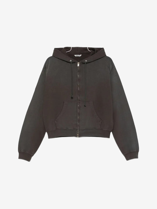 Black hoodie, front view