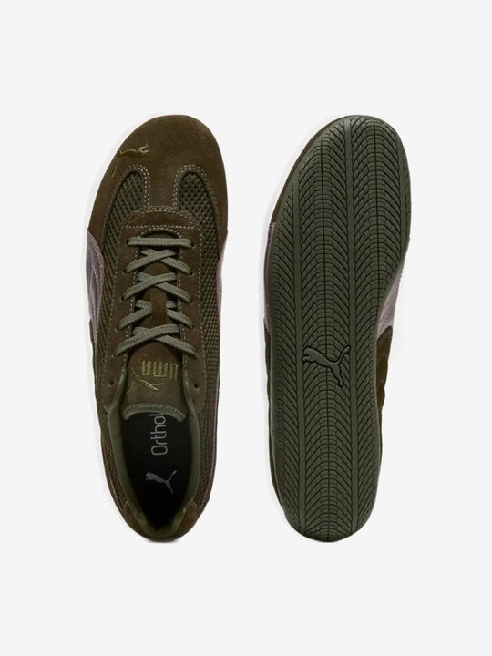 Green sneakers, top  view