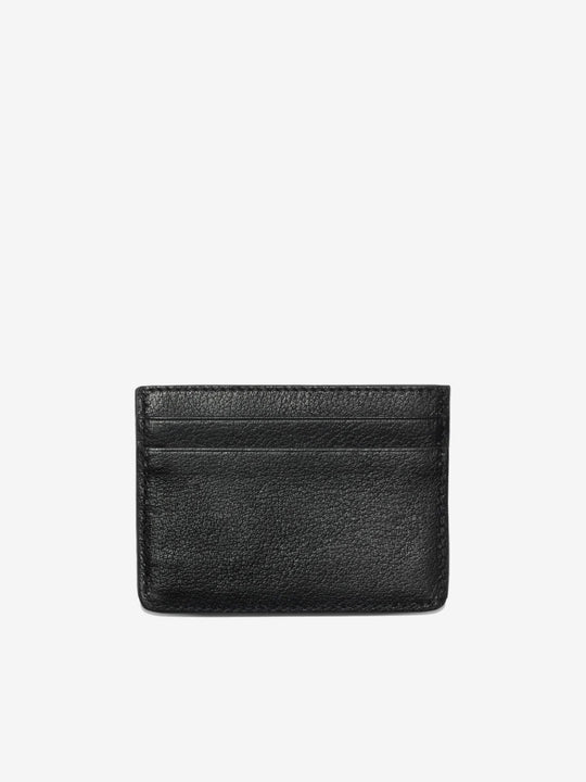 Brown card case, back view