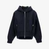 SIMONE ROCHA - Women W/ Hood Emb Hooded Zip-Up Bomber Jacket