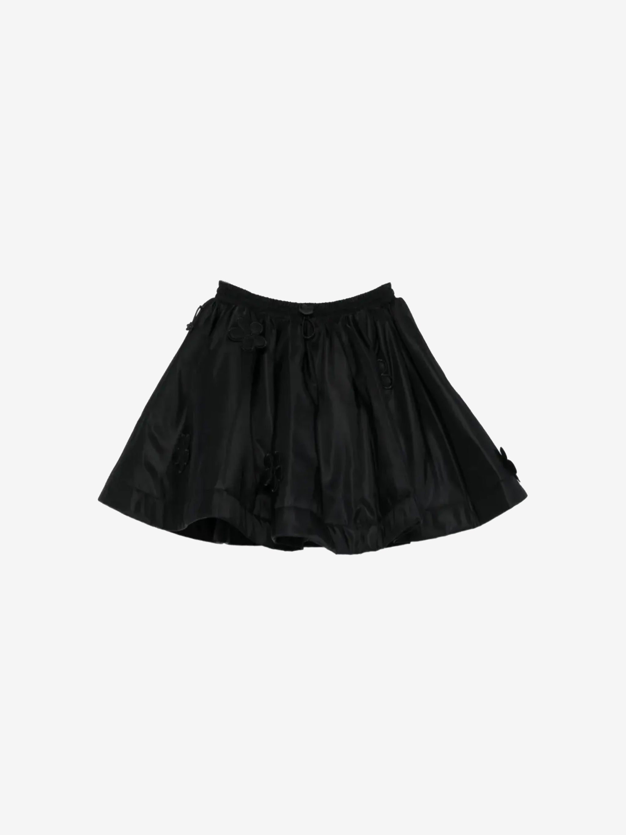 Black skirts, front view