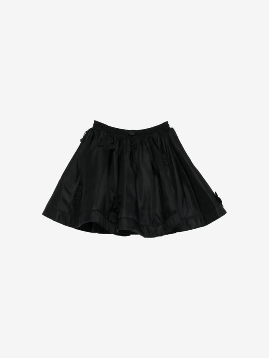 Black skirts, front view