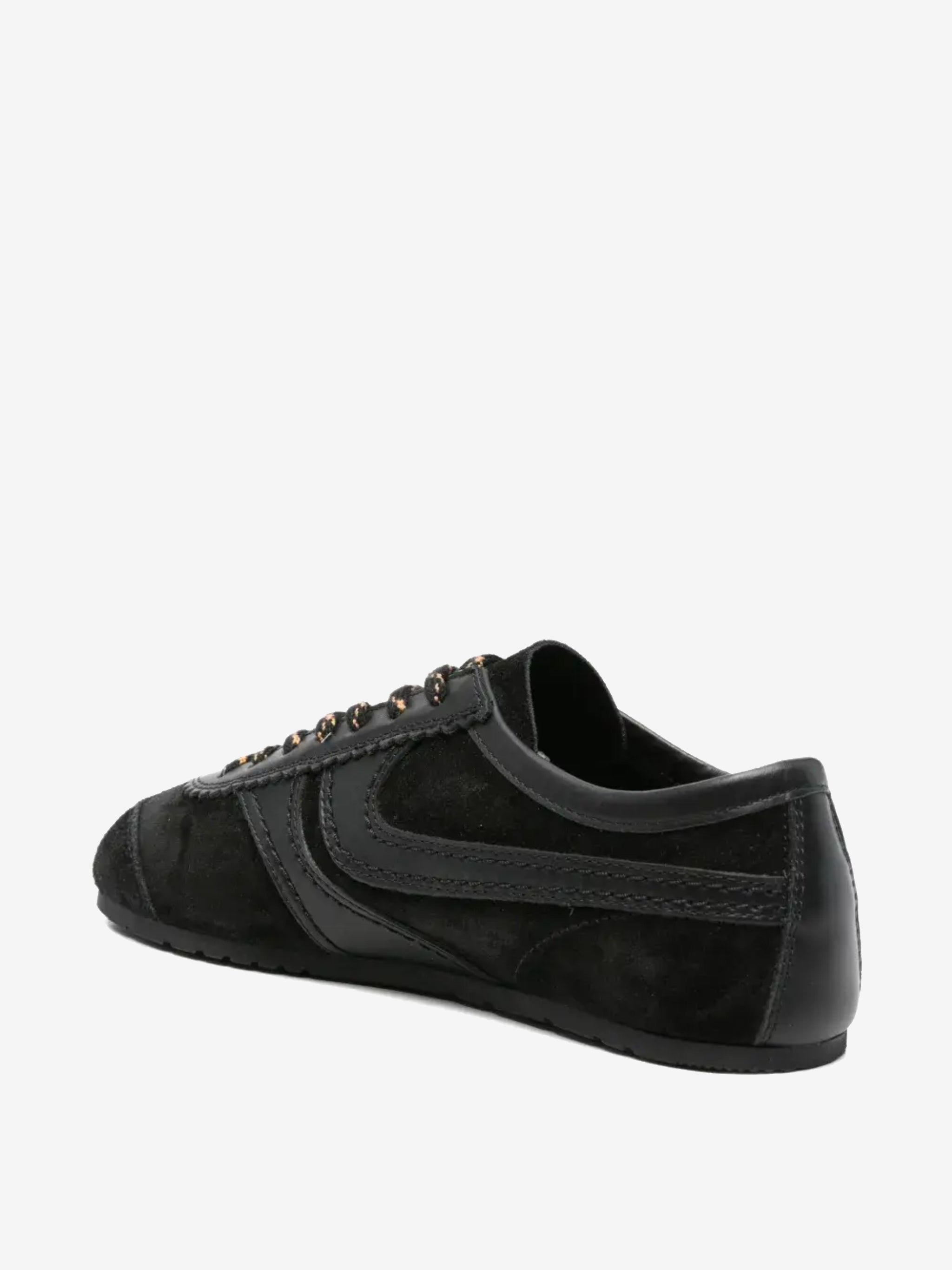 Black shoes,back view