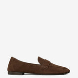Brown loafer, front view