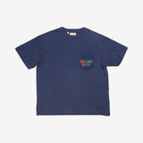 Navy blue t-shirt,front view