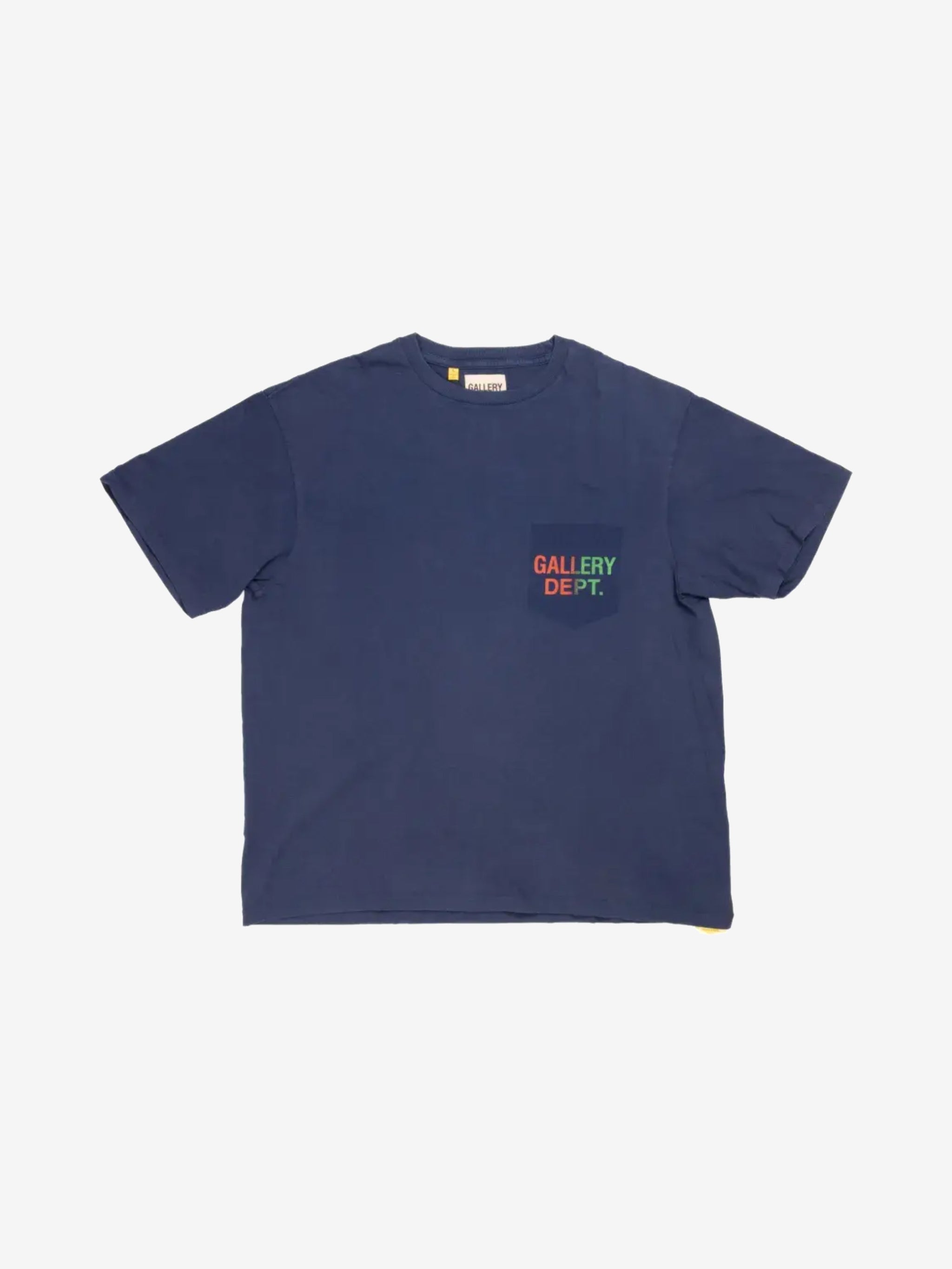 Navy blue t-shirt,front view