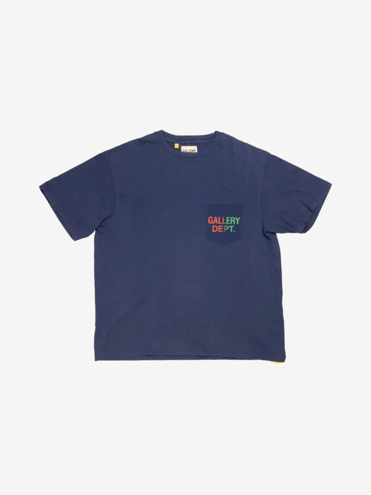 Navy blue t-shirt,front view