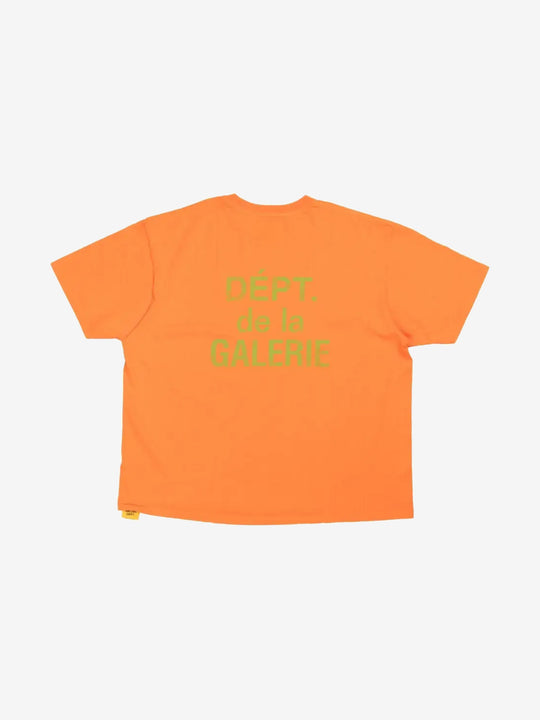 Orange t-shirt,back view