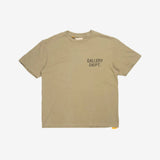 Tan t-shirt, front view