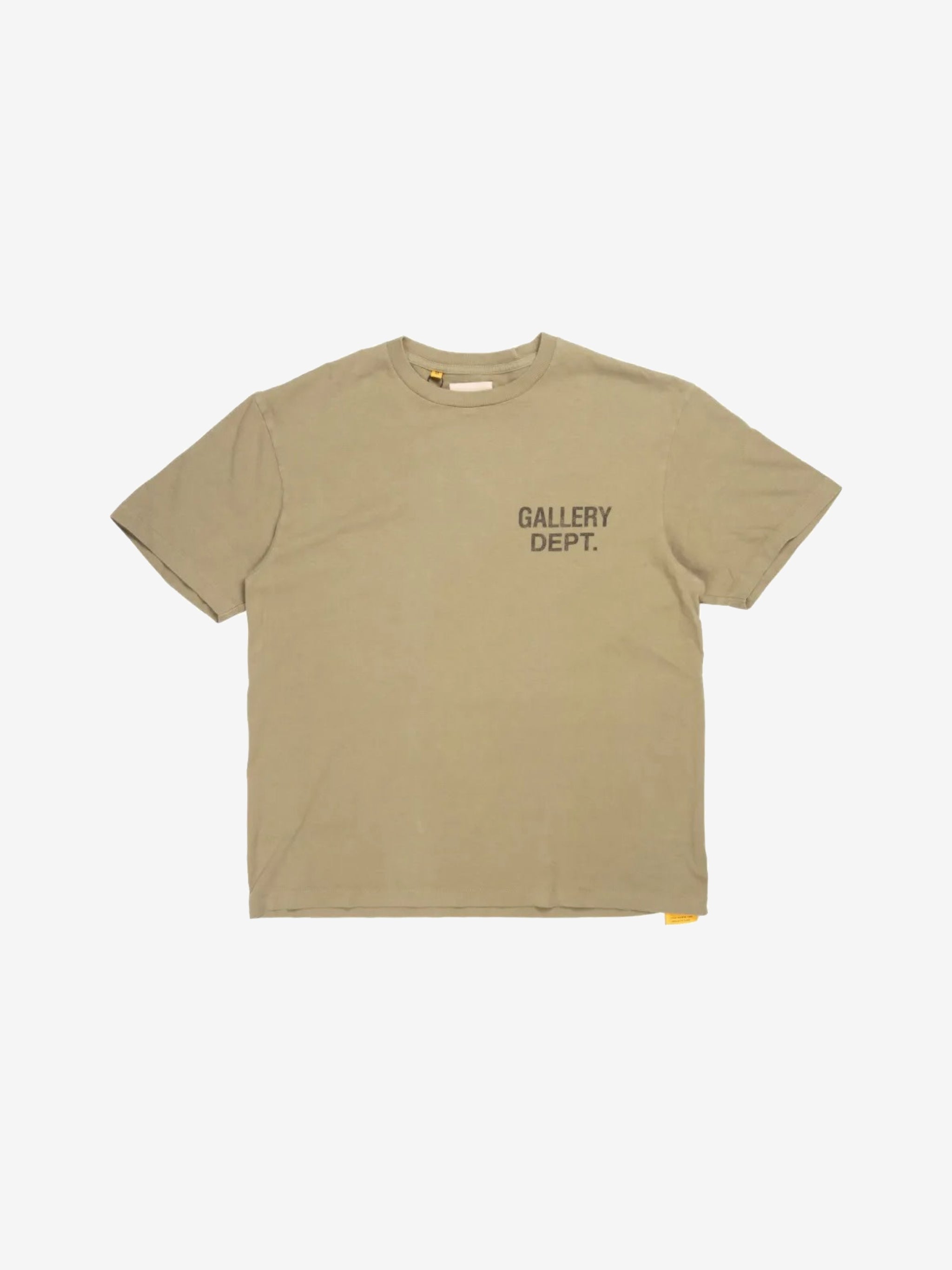 Tan t-shirt, front view